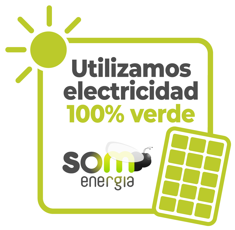 Utilizamos electricidad 100% verde